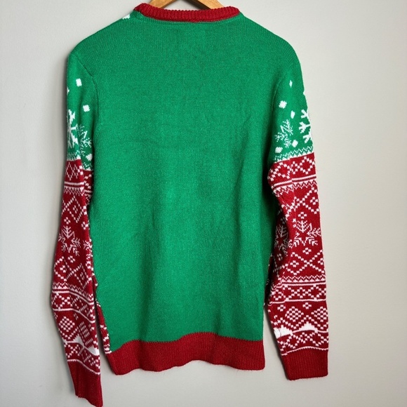 Urban Heritage Men's Classic Holiday Ugly Christmas Sweater Size Medium - Picture 3 of 10